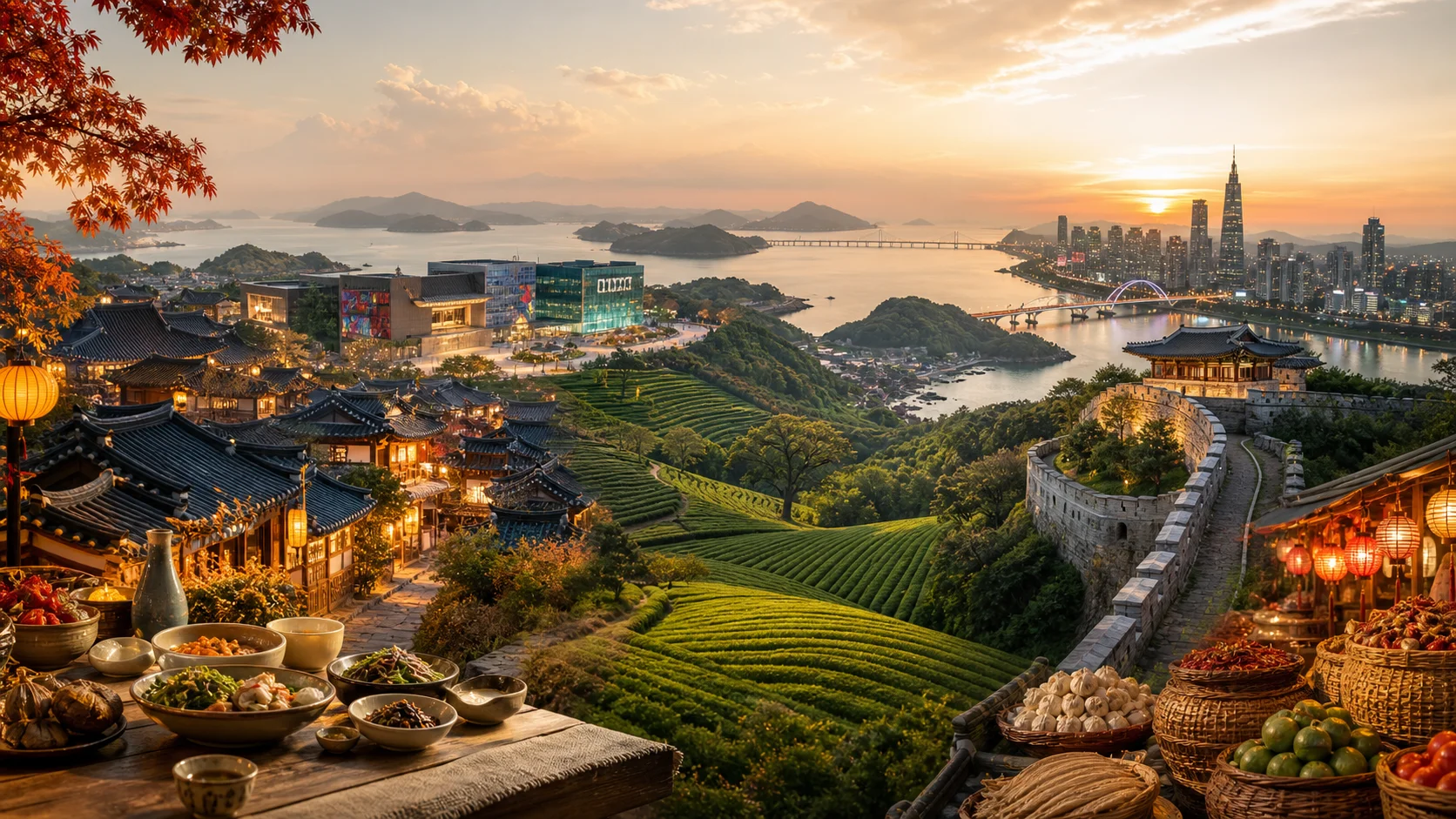 Asia Culture Center & Mudeungsan · Sample Key highlight
